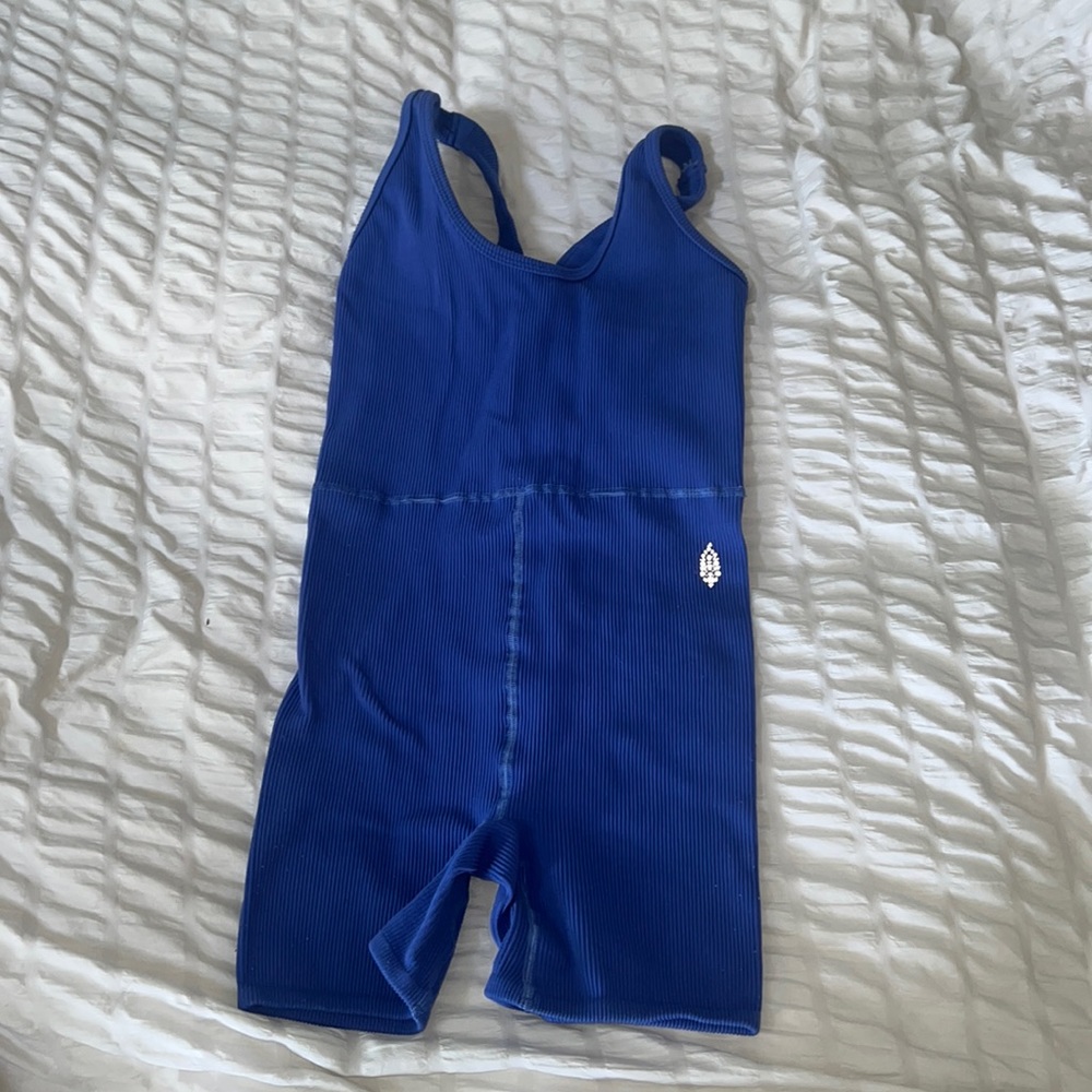 Free people royal blue onesie size small